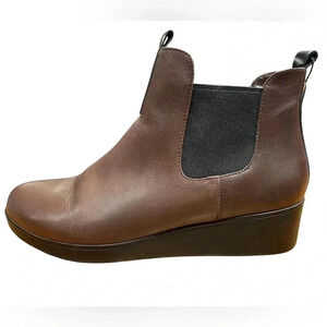 Cole Haan Signature Grandos Waterproof Wedge Brown  Chelsea Boots Size 8.5